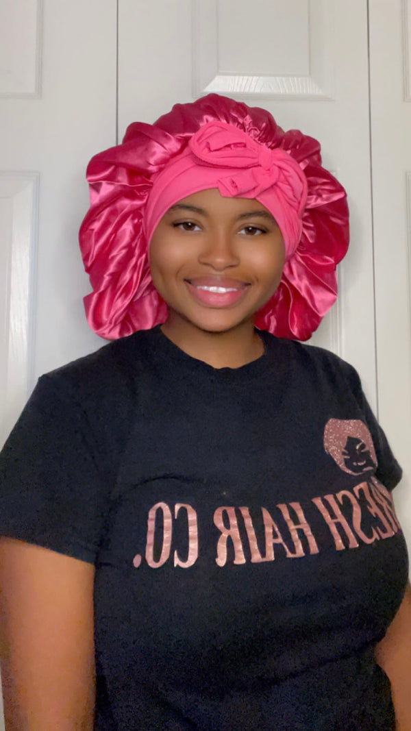 Hot Pink Bonnet